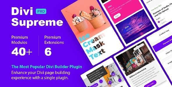 Divi Supreme Pro – Custom and Creative Divi Modules » RESOCRAFT