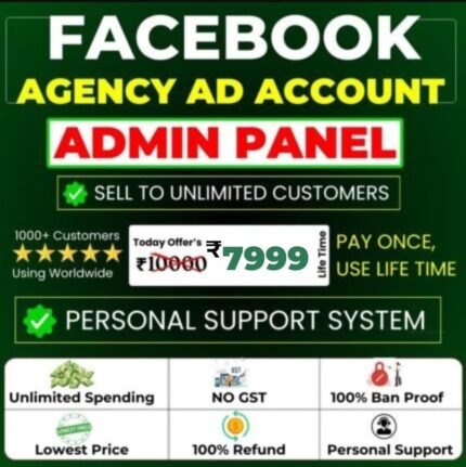 USA Verified Facebook Agency Ad Account with unlimited spending and high credit line