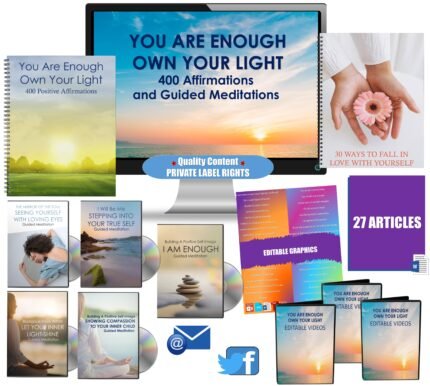 400 Affirmations/Meditations - You Are Enough: Own Your Light