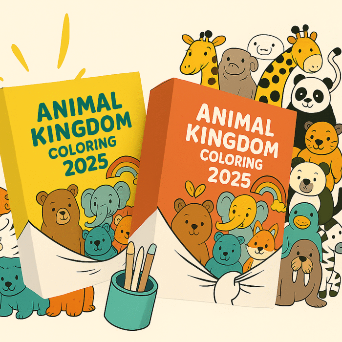 Animal Kingdom Coloring Book Mega PLR Pack