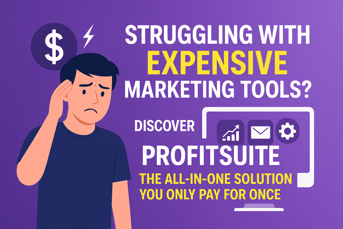 Struggling with expensive marketing tools? Discover ProfitSuite – an affordable all-in-one digital marketing solution with one-time payment, ideal for USA businesses.
