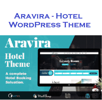 Aravira - Hotel WordPress Theme - Gpl theme