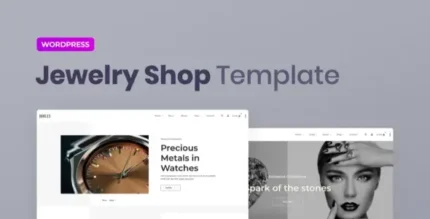 Brilly – Jewelry Store WooCommerce Elementor Template Kit - GPLRock.Com