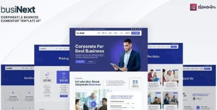 Businext – Corporate Business Elementor Template Kit - GPLRock.Com
