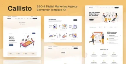 Callisto – SEO & Digital Marketing Agency Elementor Template Kit - GPLRock.Com