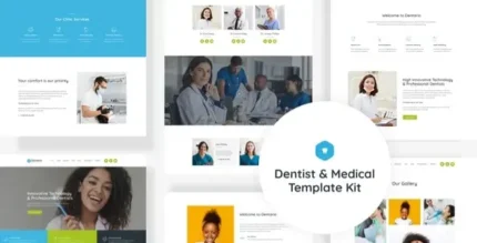 Dentario – Dentist & Medical Elementor Template Kit - GPLRock.Com