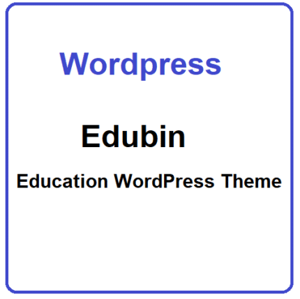 Edubin - Education WordPress Theme - Gpl theme