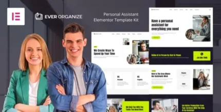 Ever Organize – Personal Assistant Elementor Template Kit - GPLRock.Com