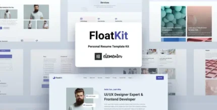 FloatKit – Personal Resume Elementor Template Kit - GPLRock.Com