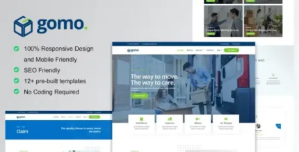 Gomo – Moving Company Elementor Template Kit - GPLRock.Com