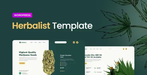 Herbalist โ Medical Marijuana Store Elementor Template Kit - GPLRock.Com Herbalist โ Medical Marijuana Store Elementor Template Kit - GPLRock.Com