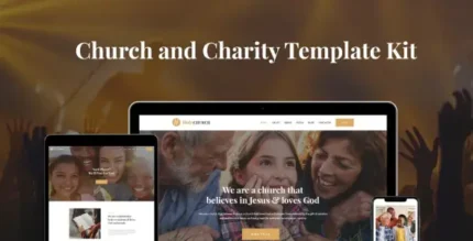 Holy – Church & Charity Template Kit - GPLRock.Com