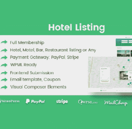 Hotel Listing - Gpl theme
