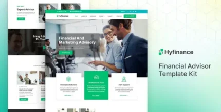 Hyfinance – Financial Advisor Elementor Template Kit - GPLRock.Com