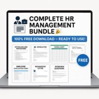 ResoCraft HR Management Bundle | HR Documents, Payroll, Offer Letters, Templates | Instant Download for Startups & HR Professionals