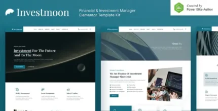 Investmoon – Finance & Investment Manager Elementor Template Kit - GPLRock.Com