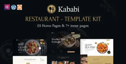 Kababi – Restaurant Elementor Template Kit - GPLRock.Com