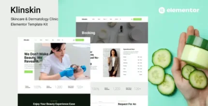 Klinskin – Skincare & Dermatology Clinic Elementor Template Kit - GPLRock.Com