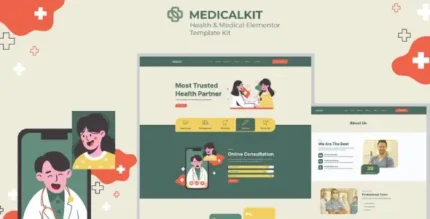 Medicalkit – Health & Clinical Care Elementor Template Kit - GPLRock.Com