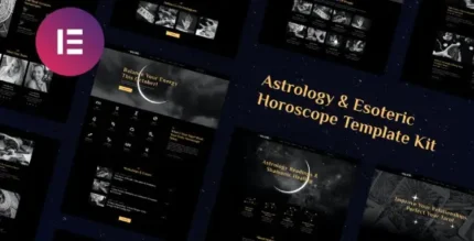 Mystik Astrology & Esoteric Horoscope Elementor Template Kit - GPLRock.Com