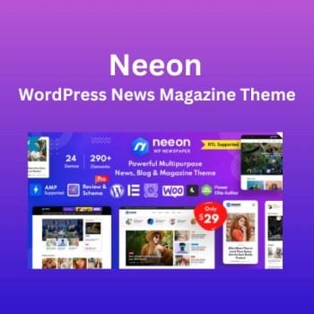 Neeon - WordPress News Magazine Theme - Gpl theme
