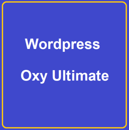 Oxy Ultimate - Gpl theme