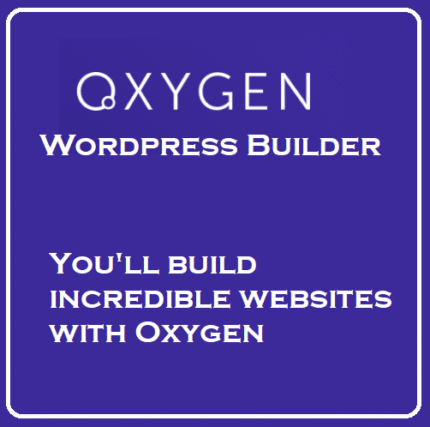 Oxygen WordPress Website Builder - Gpl theme