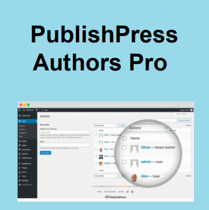 PublishPress Authors Pro - Gpl theme