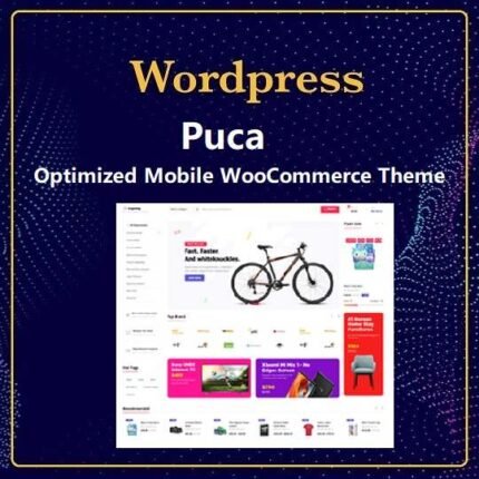Puca - Optimized Mobile WooCommerce Theme - Gpl theme