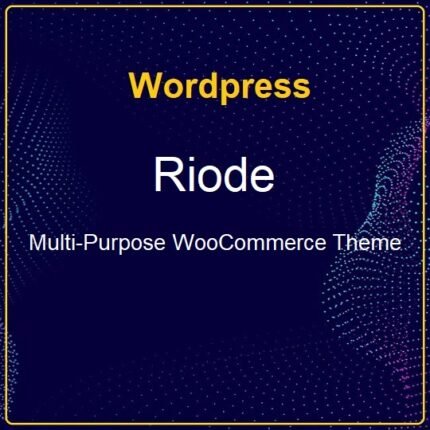 Riode - Multi-Purpose WooCommerce Theme - Gpl theme