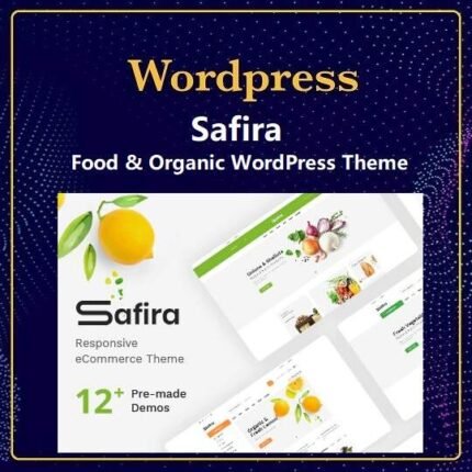 Safira - Food & Organic WooCommerce WordPress Theme - Gpl theme
