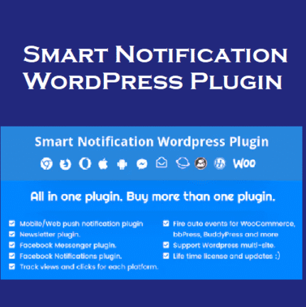 Smart Notification WordPress Plugin - Gpl theme