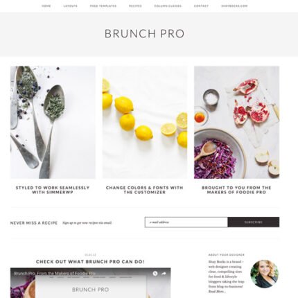 StudioPress Brunch Pro Genesis WordPress Theme - Gpl theme