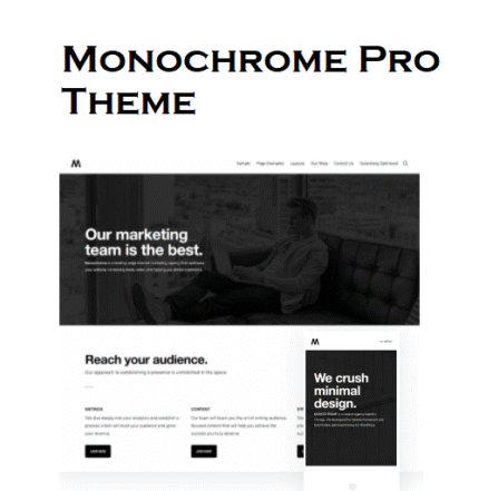 StudioPress Monochrome Pro Genesis WordPress Theme - Gpl theme