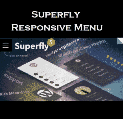 Superfly Responsive Menu - Gpl theme