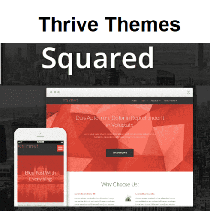 Thrive Themes Squared WordPress Theme - Gpl theme