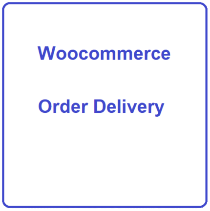 WooCommerce Order Delivery - Gpl theme