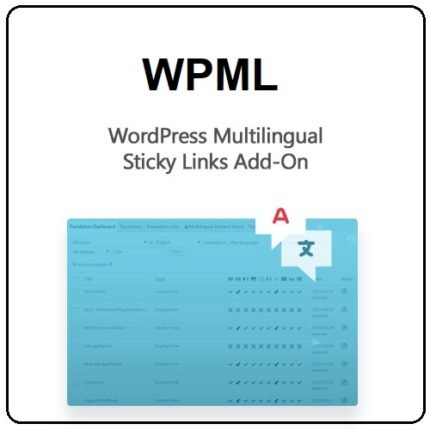 WordPress Multilingual Sticky Links Add-On - Gpl theme