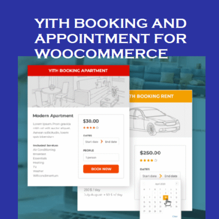 YITH BOOKING AND APPOINTMENT FOR WOOCOMMERCE PREMIUM - Gpl theme