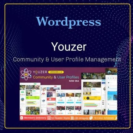 Youzify - Buddypress Community & Wordpress User Profile Plugin - Gpl theme