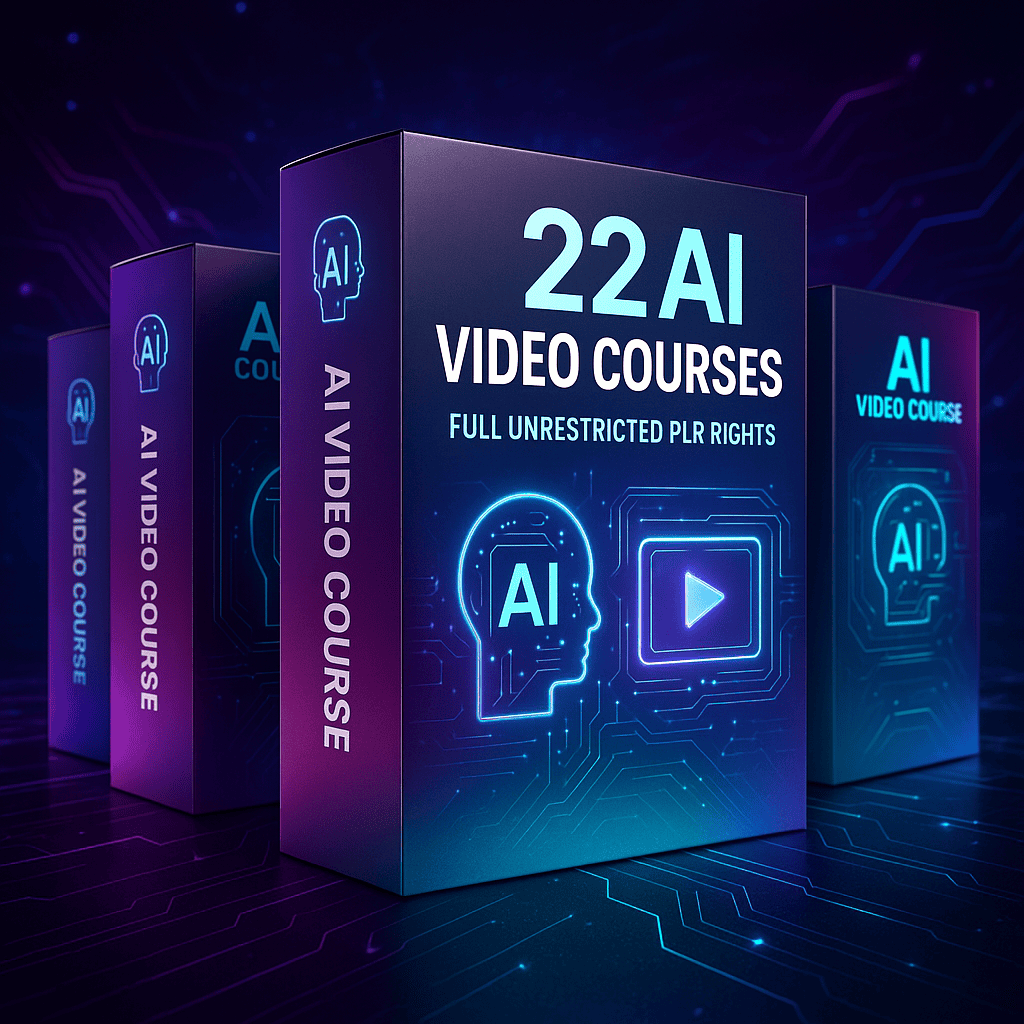 22 High-Impact AI Video Courses product image